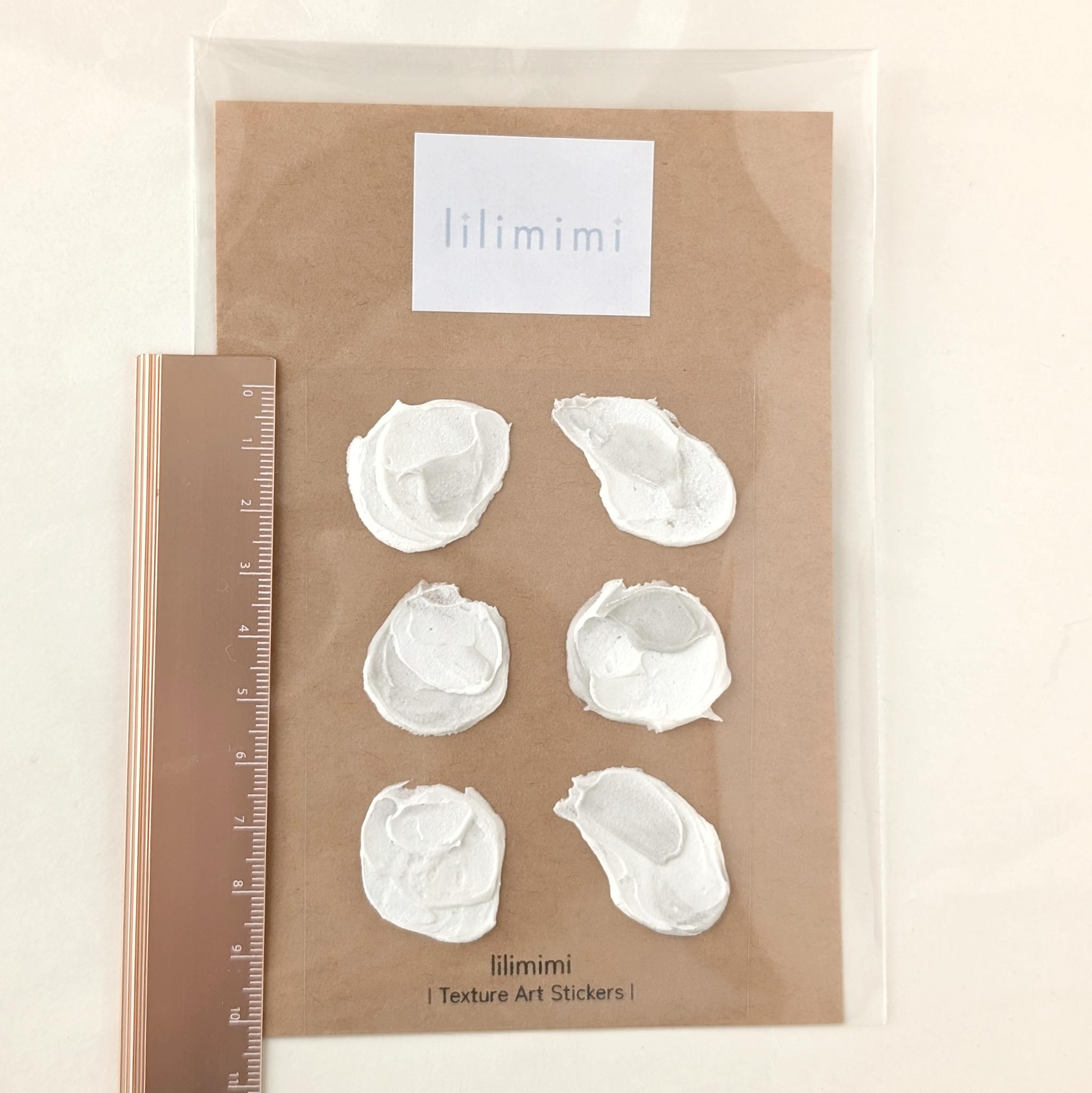 テクスチャーアートシール『結』ー白 | 3枚目