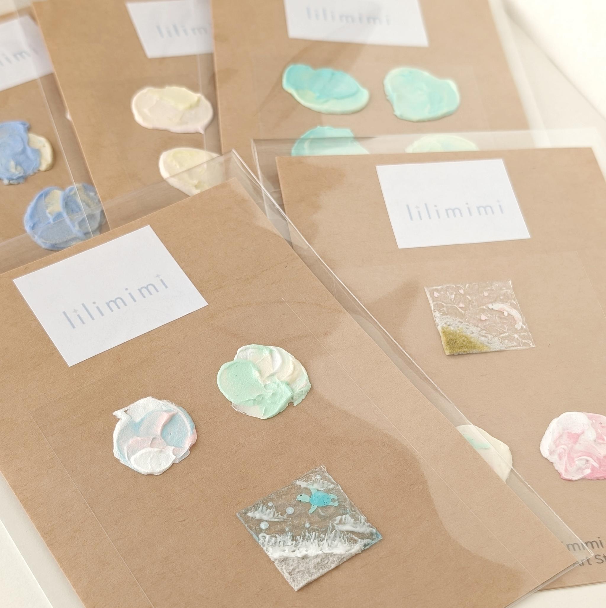 テクスチャーアートシール『結』ー白 | 5枚目