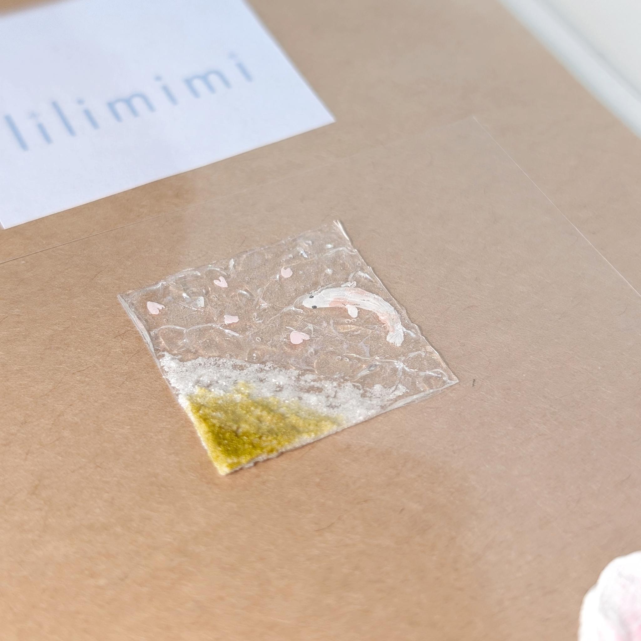 テクスチャーアートシール 『春』 | 2枚目